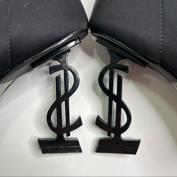 CAPE ROBBIN Infinite All The Riches Cash Money Sign Heel Open Toe Stretchy Boots - Picture 3 of 13